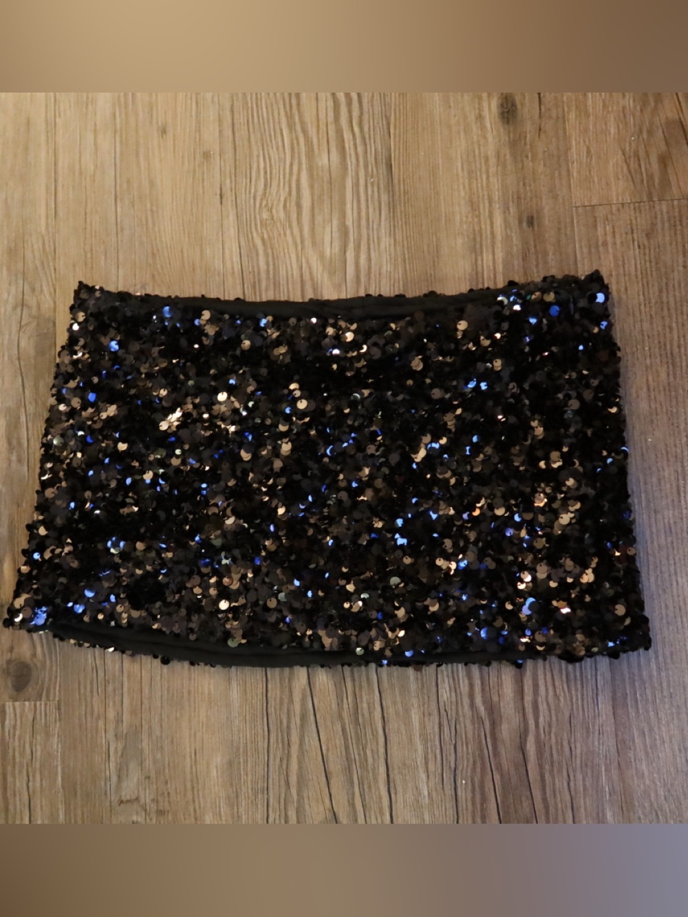 Black Sequin Pencil Skirt - Women's Sparkle Party Skirt